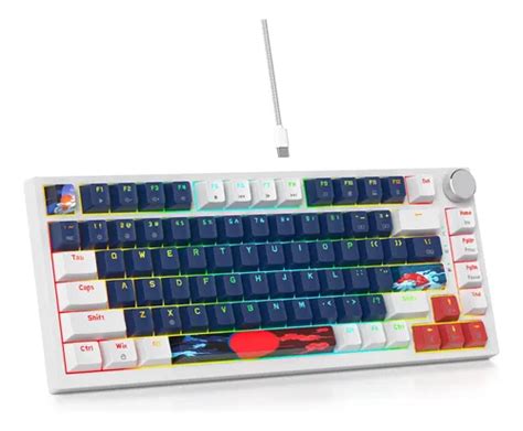 Teclado Mecnico Rgb Con Pads Absorbentes Hot swap Meses sin interés