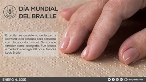 Día Mundial Del Braille Discapacidad