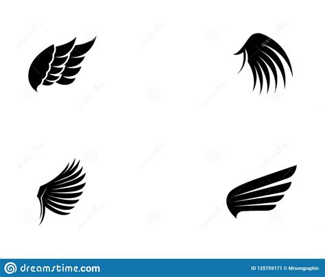 Wing Bird Logo Template Vector Stock Vector Illustration Of Icon