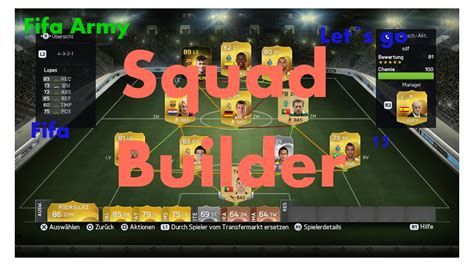 Fifa 15 Ultimate Team Squad Builder 1 YouTube