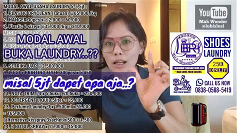 BERAPA MODAL AWAL BUKA USAHA LAUNDRY APA AJA YANG WAJIB DIMILIKI