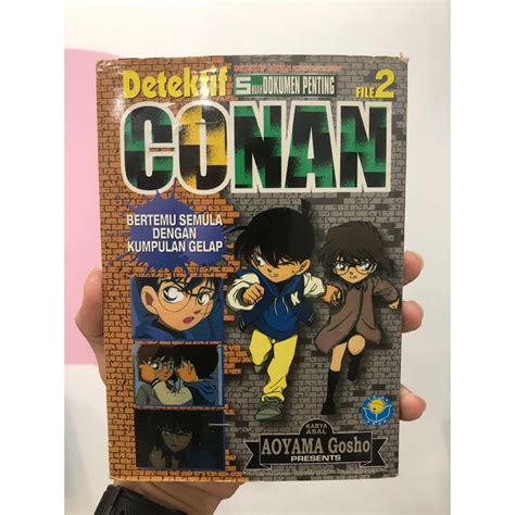 Manga Detektif Conan File Edisi Animasi Berwarna Shopee Malaysia