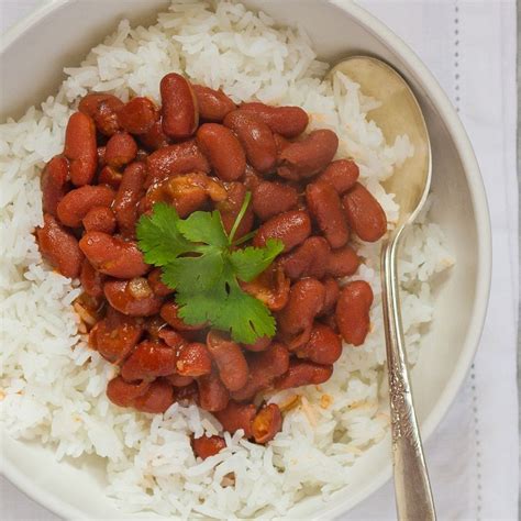 Puerto Rican Red Beans And Rice Recipe Emily Farris
