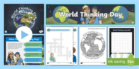 World Thinking Day Activities Ks Activity Pack Twinkl