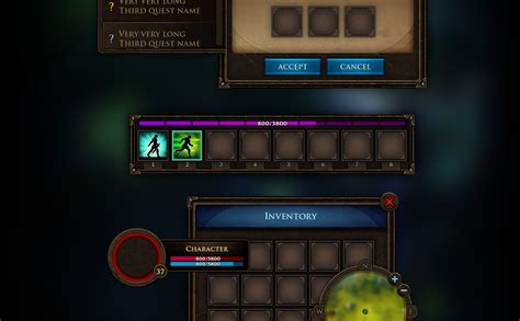 Mmo Rpg Ui Behance