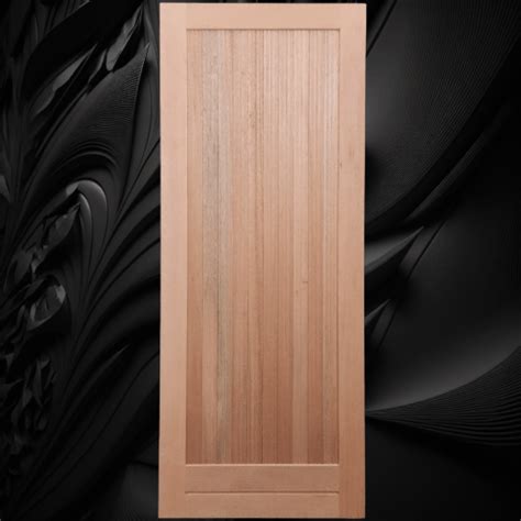 Frame And Ledge Solid Meranti Doors