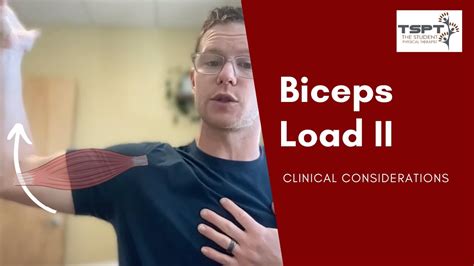 Biceps Load Ii Clinical Considerations Youtube