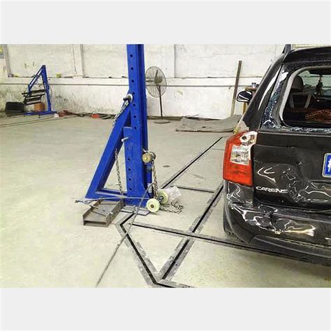 Automotive Chassis Repair Pulling Towers With 10t Cylinder Pull