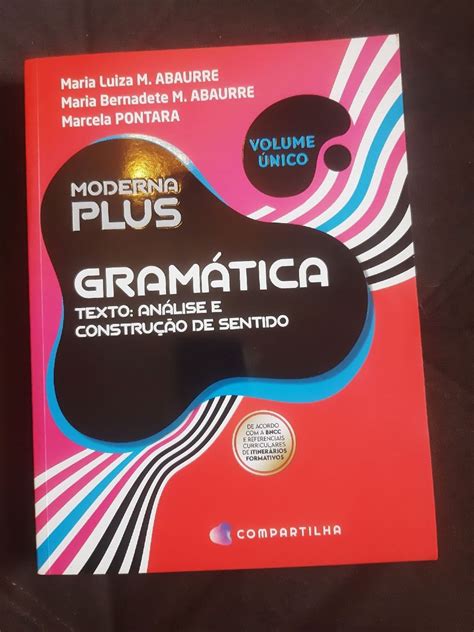 Gram Tica Ensino M Dio Moderna Plus Livro Moderna Compartilha Usado