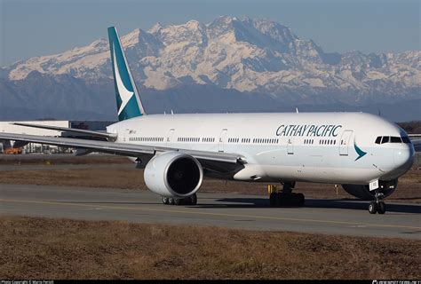 B KPR Cathay Pacific Boeing 777 367ER Photo By Mario Ferioli ID