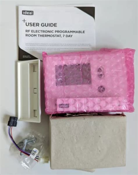 Neu Ideal Rf Elektronisches 7 Tage Programmierbares Raumthermostat Kit 216131 Eur 10543