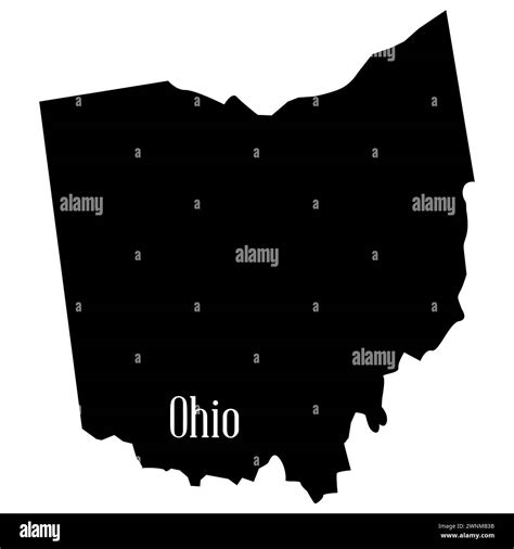 Ohio Map Vector Hi Res Stock Photography And Images Alamy