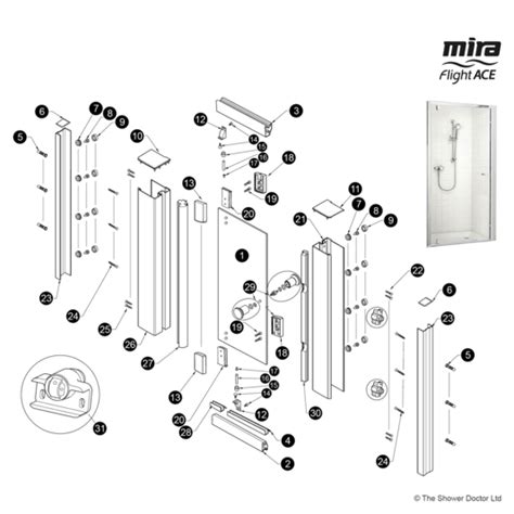 Mira Shower Door Spare Parts Reviewmotors Co