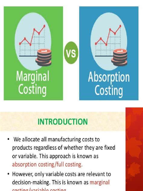 Divanshu Sachdeva Marginal Vs Absorption Costing Pdf