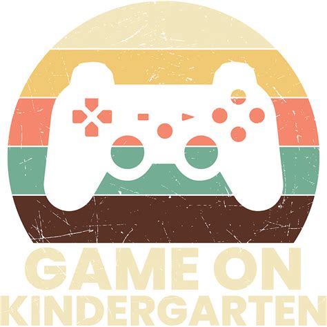 Game On Kindergarten Retro School Digital Art by Sweet Birdie Studio ...