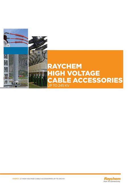 PDF RAYCHEM HIGH VOLTAGE CABLE ACCESSORIES Chapter 1 High