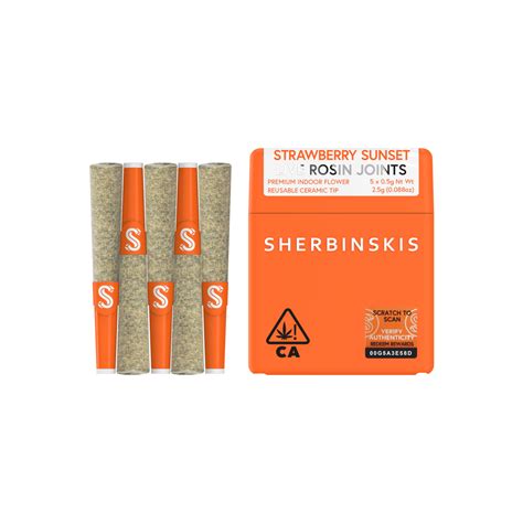 Strawberry Sunset F Lemon Taffy R Lr Joints 2 5g Pack Sherbinskis