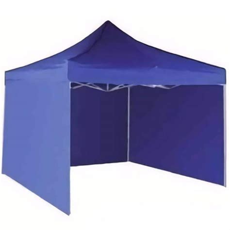 Carpa Toldo X Plegable Paredes Lona Impermeable Jardin Azul