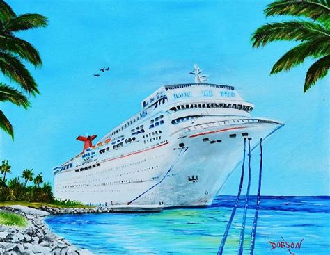 My Carnival Cruise Painting By Lloyd Dobson Fine Art America