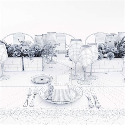 Banquet Table Setting :: Behance