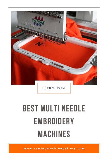 The 6 Best Multi Needle Embroidery Machines All Tested