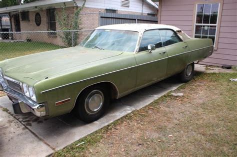 1973 Plymouth Gran Fury Mark Iii Read Description For Sale