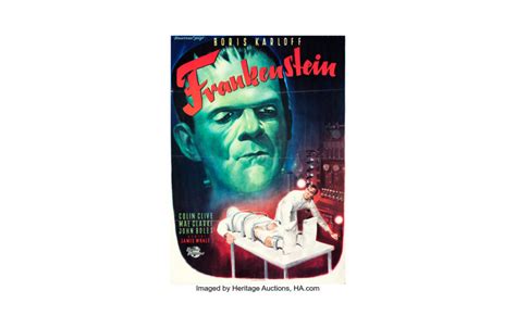 German A1 Frankenstein Movie Poster by Bruno Rehak