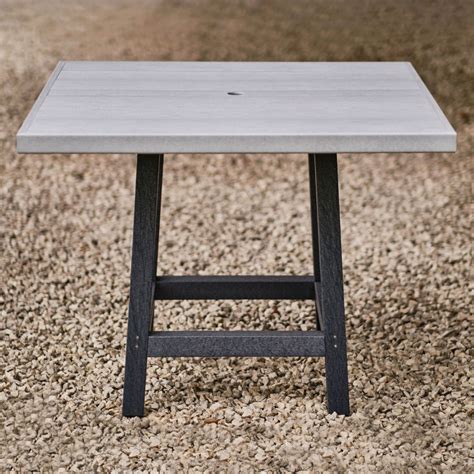 Recycled Plastic Square Dining Table Woodberry