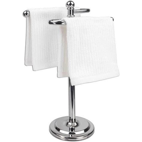 Interdesign York Over The Shower Door Towel Rack For Bathroom Chrome Brushed