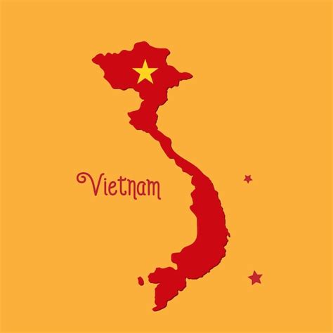 Premium Vector Vietnam Map Vector Illustration