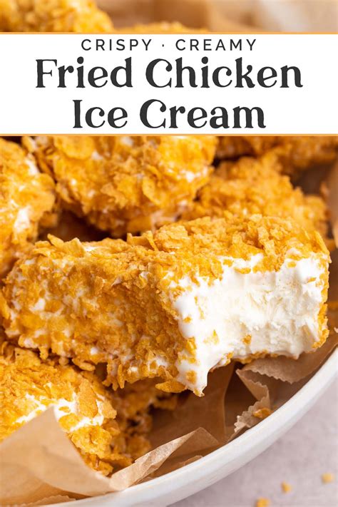 Fried Chicken Ice Cream