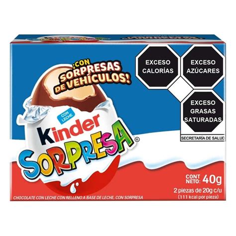 Huevo De Chocolate Kinder Sorpresa Para Niño 2 Pzas 20 G Cu Walmart