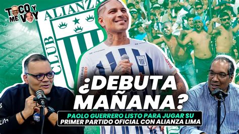 ENVIVO PAOLO GUERRERO LISTO PARA DEBUTAR CON ALIANZA LIMA