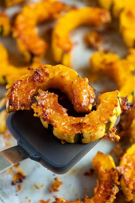 Parmesan Roasted Delicata Squash Recipe