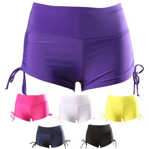 Women Swim Short Quick Dry Moisture Wicking Shorts Summer Womens Beach