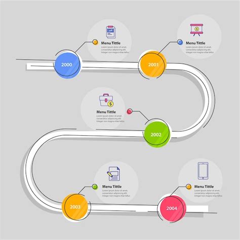 Linea De Tiempo Creativa Plantilla De Diseno Infografia De Linea De Images