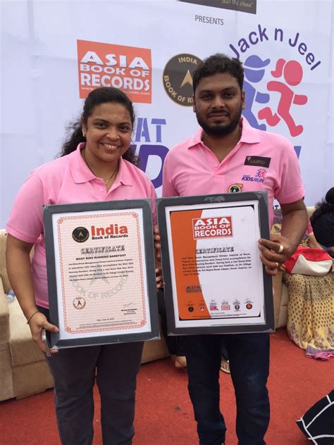 MOST KIDS RUNNING BAREFOOT - India Book of Records