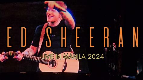 Concertvlog 34 Ed Sheeran • Mathematics Tour Live In Manila 2024