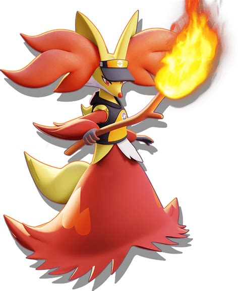 File UNITE Delphox Orange Unite Style Holowear Png Bulbagarden Archives