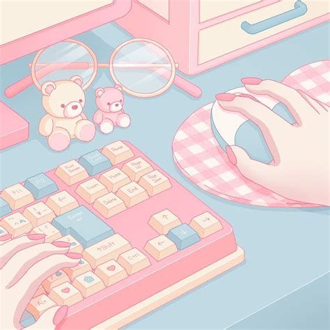 ねこぽた。 Lllillli08 Twitter Cute Pastel Wallpaper Cute Anime Wallpaper Wallpaper Iphone Cute