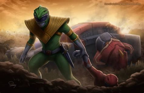 Green Ranger And Red Rangerartwork By Samdelatorre On Deviantart R