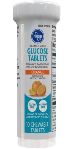 Kroger® Orange Glucose Tablets 10 Ct Kroger