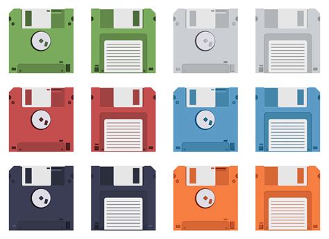 Floppy Disk Vector Design Illustration Isolated On White Background