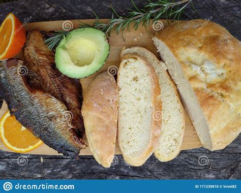 Herring Fish Tradition Serbian Sliced Bread Under The Name Pogaca