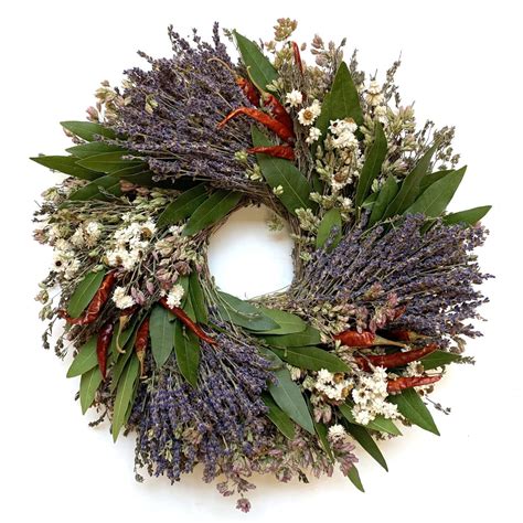 Lavender Herb Wreath By Creekside Farms