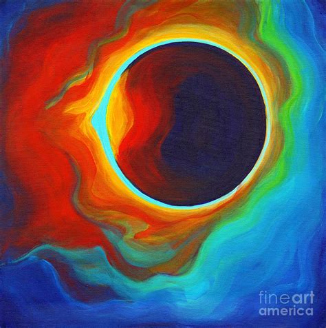 Eclipse Painting by Tanya Filichkin - Pixels