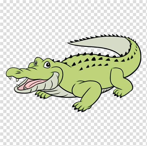 Green Grass Background Clipart Crocodile Alligators Cartoon | Images and Photos finder