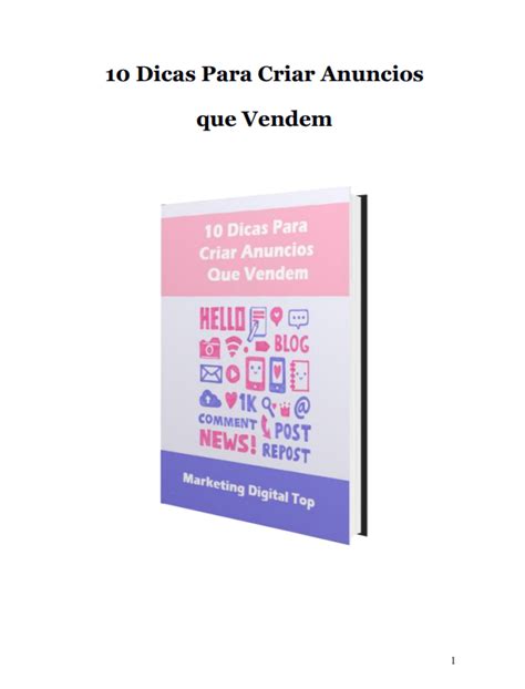 10 Dicas Para Criar AnÚncios Que Vendem Welison José Silva Moura