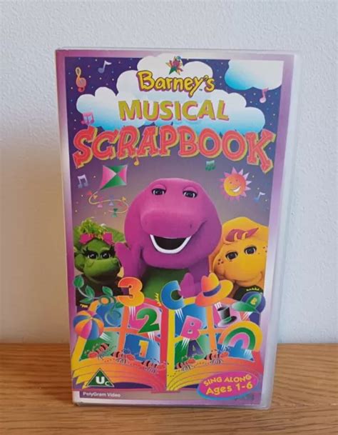 BARNEY BARNEY S Musical Scrapbook VHS Video Tested 16 00 PicClick UK