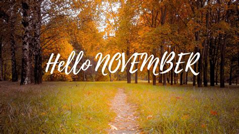 Download Hello November Wallpaper